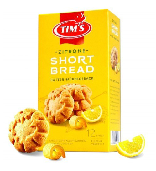 Tims Feines Shortbread Zitrone